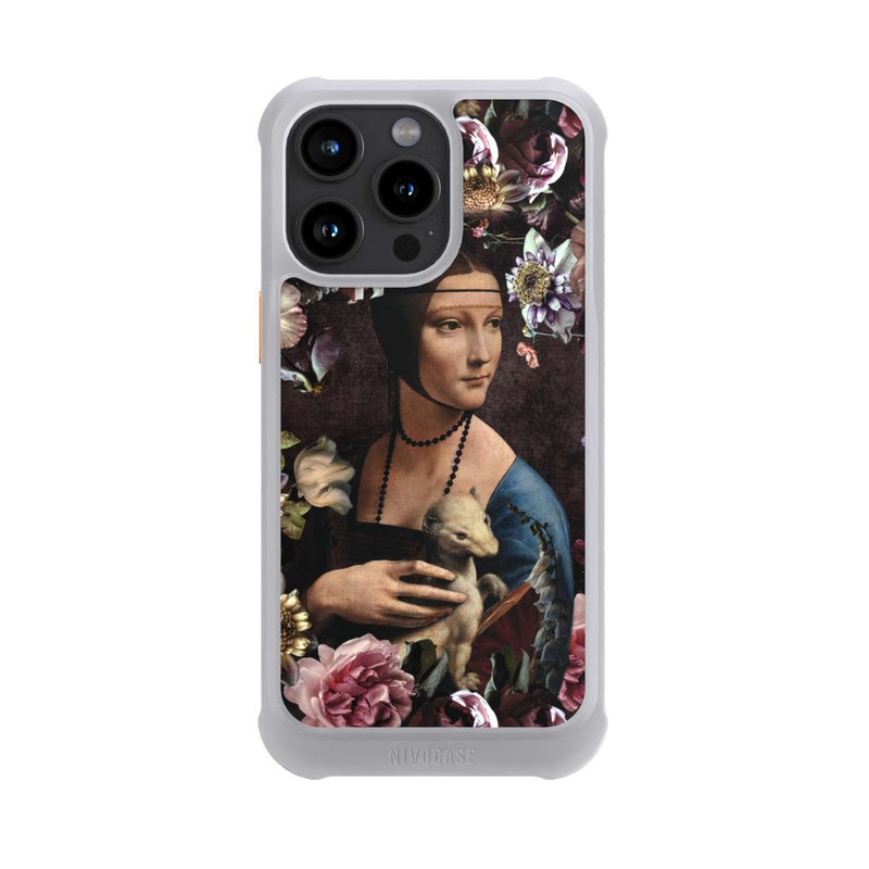 iPhone 15 Pro Max NIVOmax Dame mit dem Hermelin Rosen