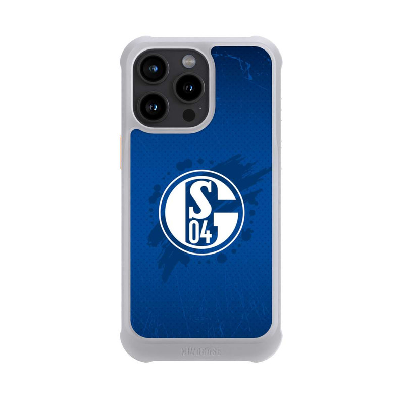 iPhone 15 Pro Max NIVOmax Schalke 04 Farbe Fleck Blau
