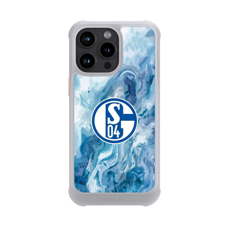 iPhone 15 Pro Max NIVOmax Schalke 04 Flüssig Blau