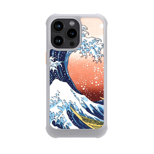 Apple iPhone 15 Pro Max NIVOmax La Grande Vague de Kanagawa Rouge