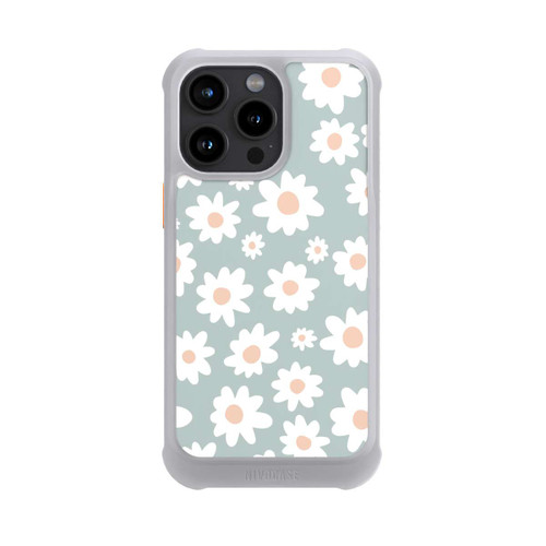 Apple iPhone 15 Pro Max NIVOmax Gänseblümchen Muster grün