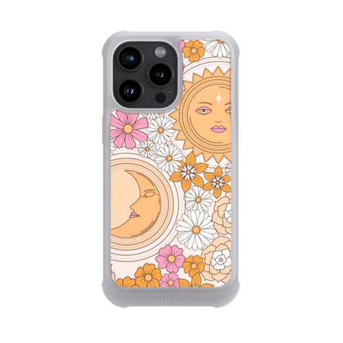 Apple iPhone 15 Pro Max NIVOmax Mond-Sonne-Blumen