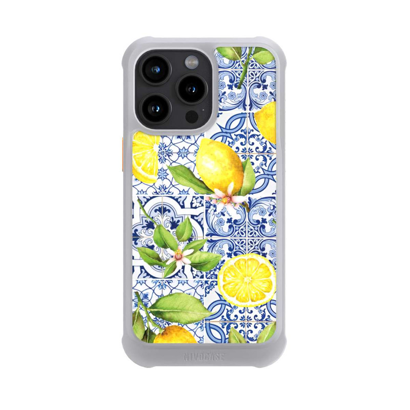 iPhone 15 Pro Max NIVOmax Greek Lemon Pattern Amalfi Coast