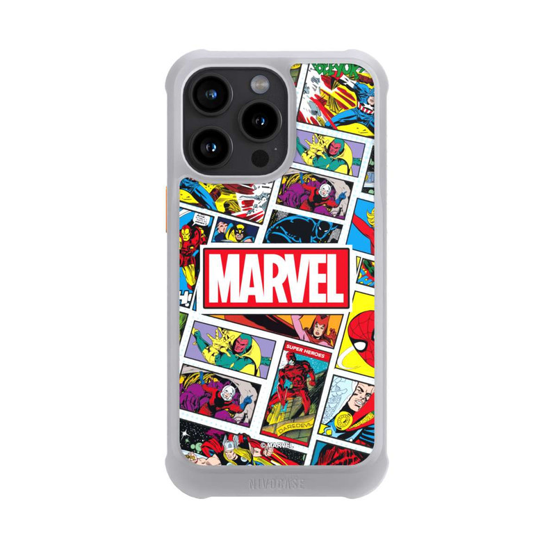 iPhone 15 Pro Max NIVOmax Marvel Comic Pattern