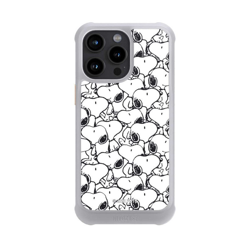 iPhone 15 Pro Max NIVOmax Snoopy Pattern Black And White