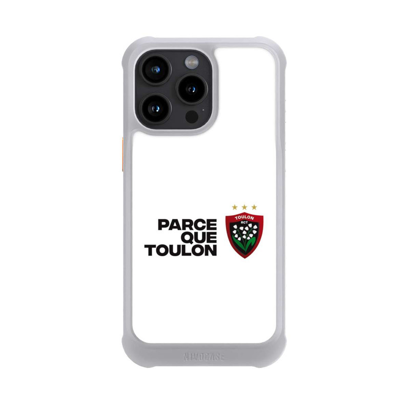 iPhone 15 Pro Max NIVOmax RC Toulonnais PQT Weiß