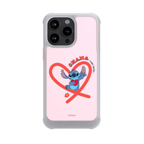 Apple iPhone 15 Pro Max NIVOmax Stitch Ohana Cœur rose