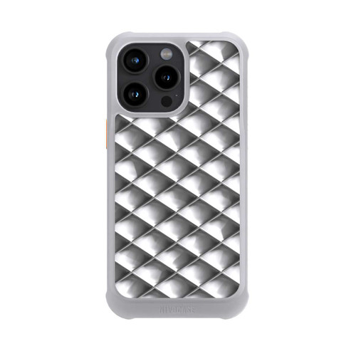 Apple iPhone 15 Pro Max NIVOmax Carrés argentés Glamour
