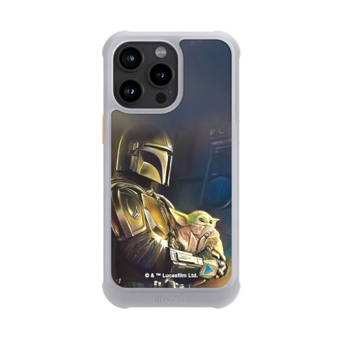 Apple iPhone 15 Pro Max NIVOmax Mandalorianer und Grogu im Schiff