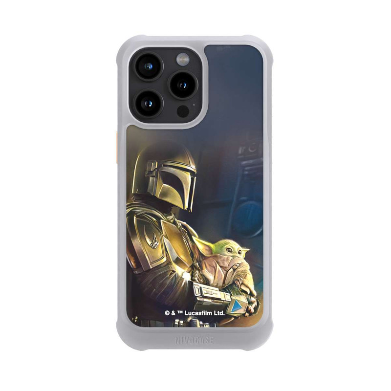 iPhone 15 Pro Max NIVOmax Mandalorian and Grogu inside Ship