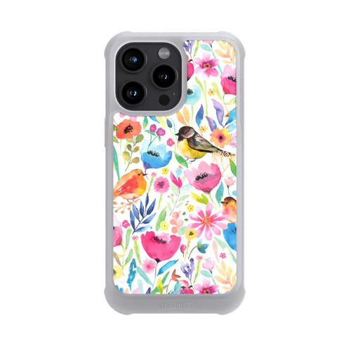 Apple iPhone 15 Pro Max NIVOmax Wunderliche Vögel und Blumen