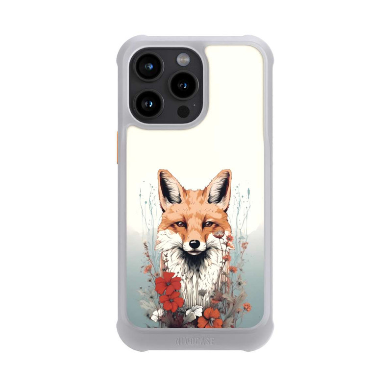 iPhone 15 Pro Max NIVOmax  Fox with Flowers