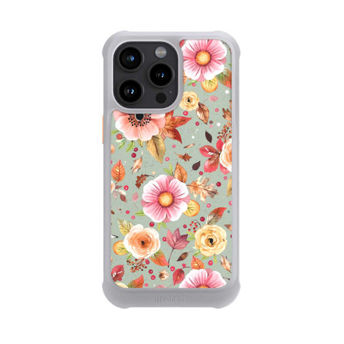 Apple iPhone 15 Pro Max NIVOmax Autumn Flowers Soft Green