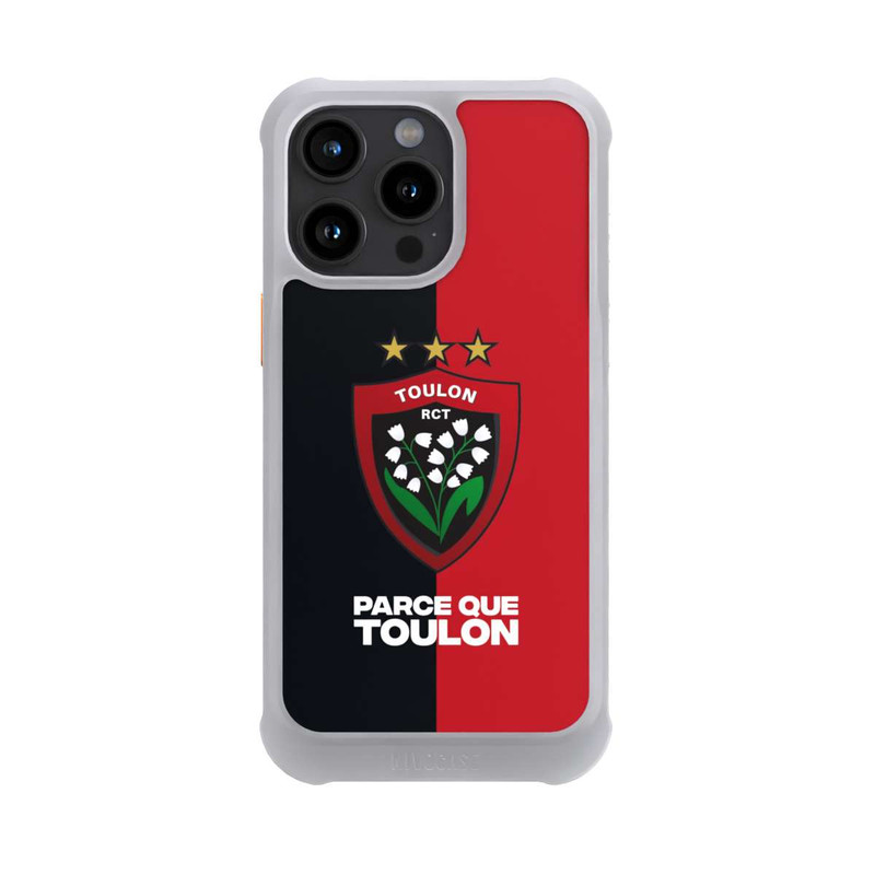 iPhone 15 Pro Max NIVOmax RCT Logo Rouge Noir