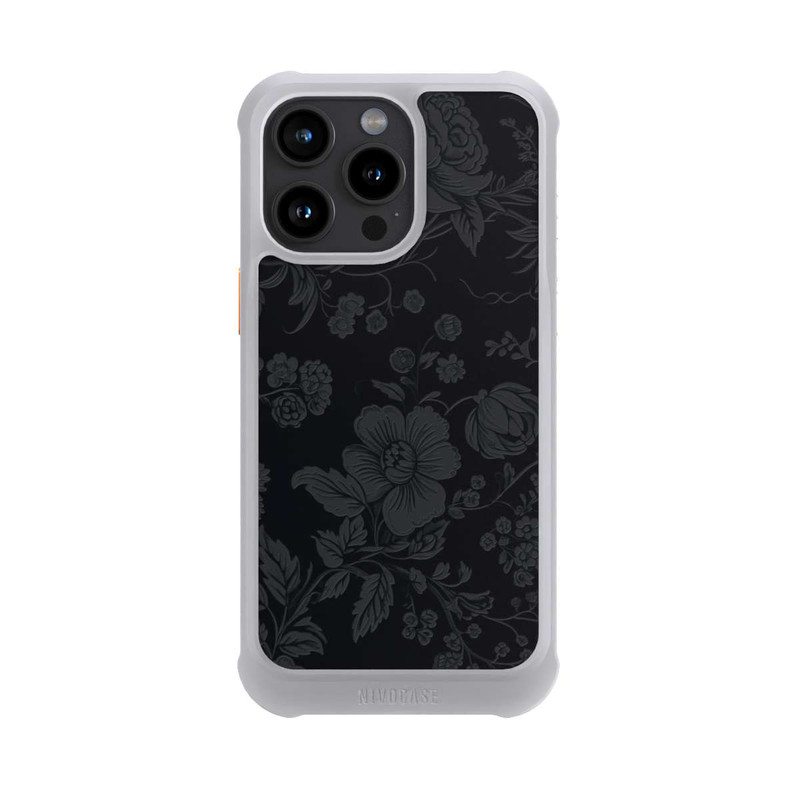 iPhone 15 Pro Max NIVOmax Fleur Foncée Look Vintage