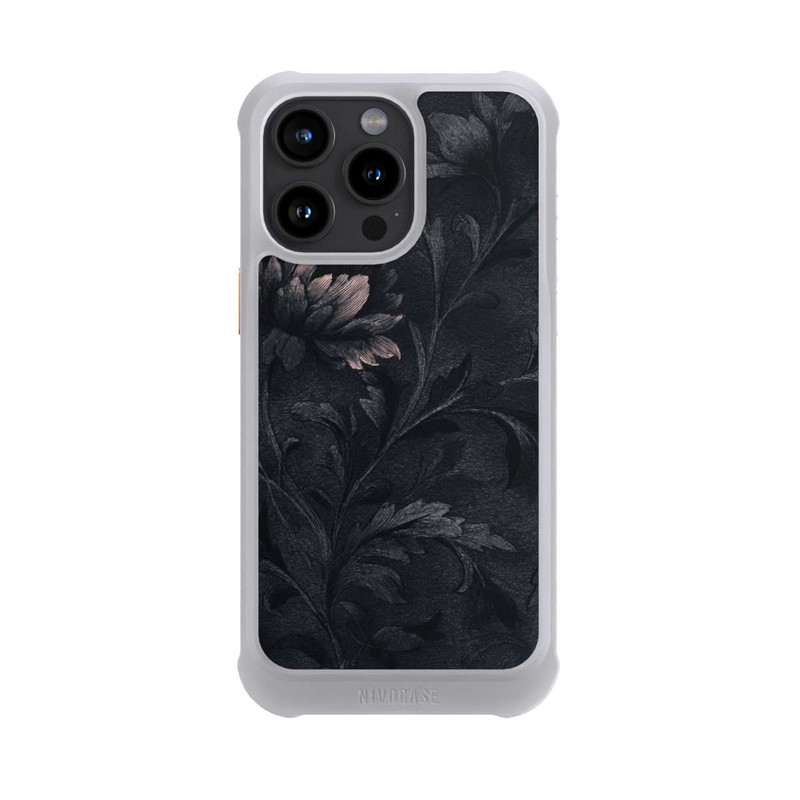 iPhone 15 Pro Max NIVOmax Flower Pattern Dark Vintage