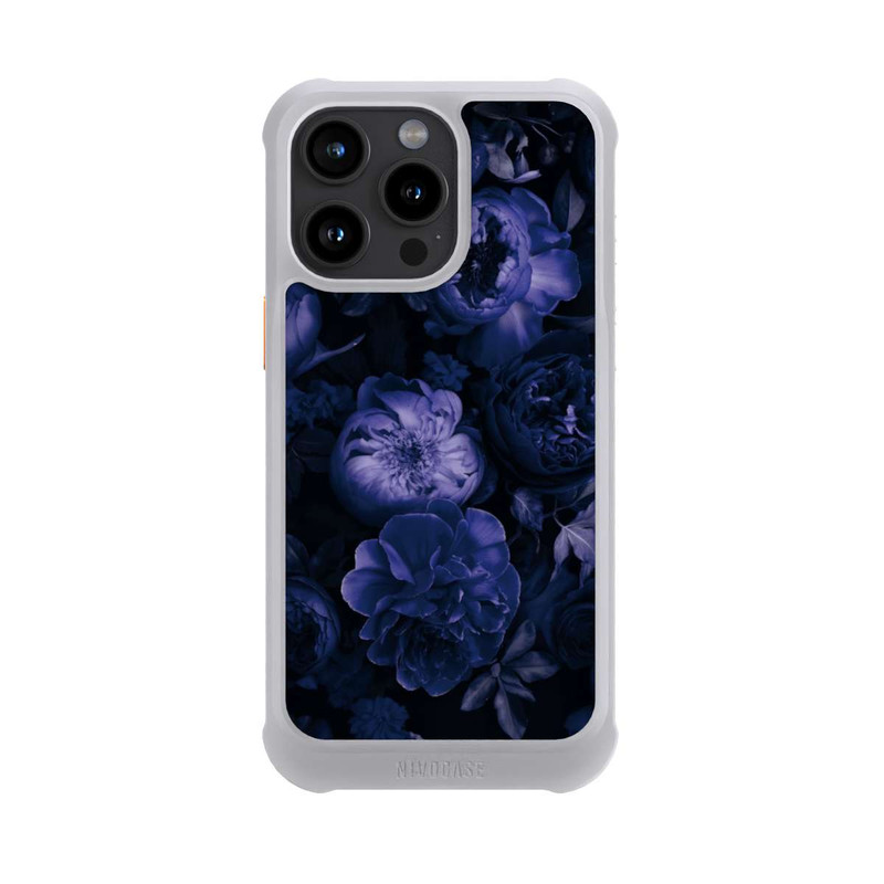 iPhone 15 Pro Max NIVOmax Victorian Grandeur Large Flowers Purple Mit KI