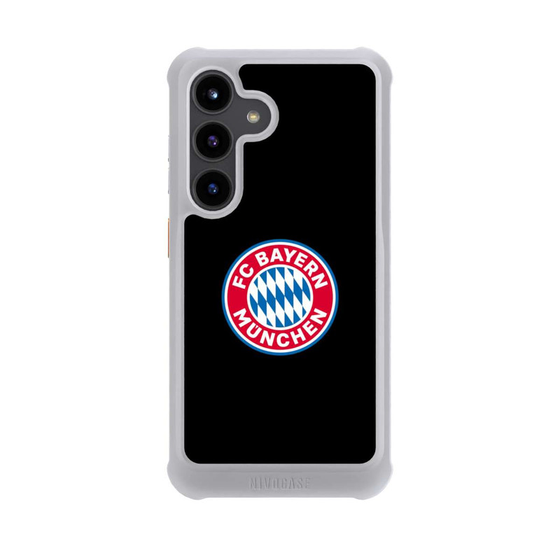 Galaxy S24 NIVOmax FCB Logo auf Schwarz