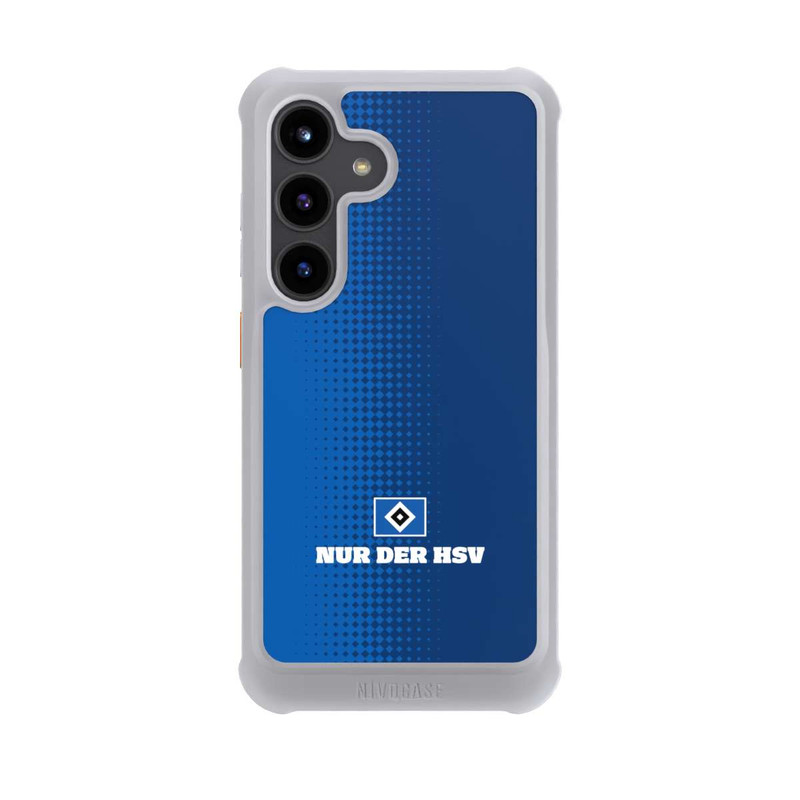 Galaxy S24 NIVOmax Nur der HSV - Rautenraster Blau