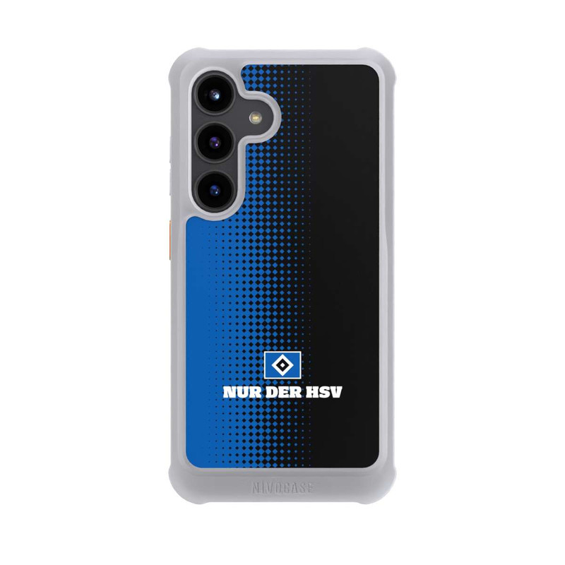 Galaxy S24 NIVOmax Nur der HSV - Rautenraster Schwarz