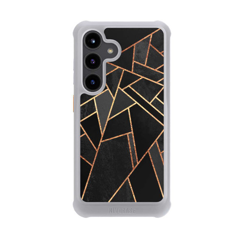 Samsung Galaxy S24 NIVOmax Schwarze Nacht Gold Druck