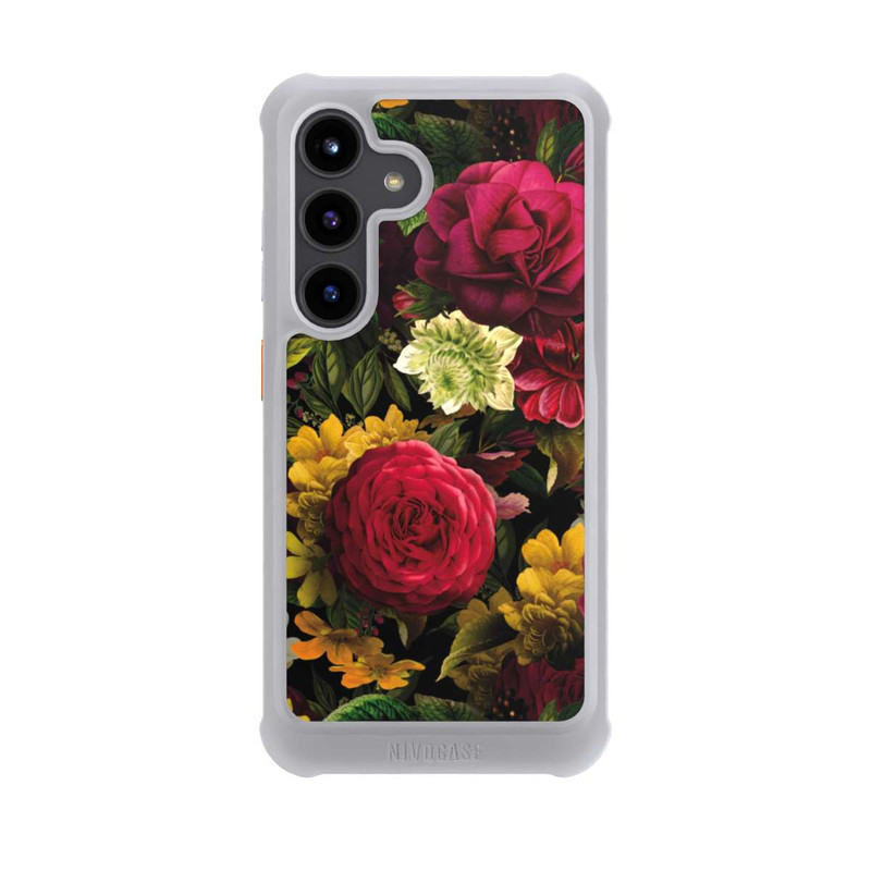 Galaxy S24 NIVOmax Farbenfrohe Blumen