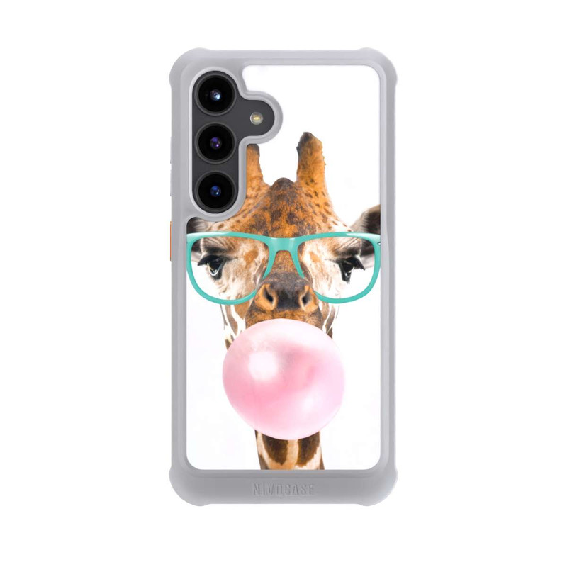 Galaxy S24 NIVOmax Giraffe mit Kaugummi