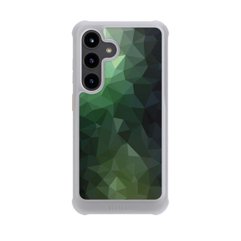 Galaxy S24 NIVOmax Polygonal Mosaic Green
