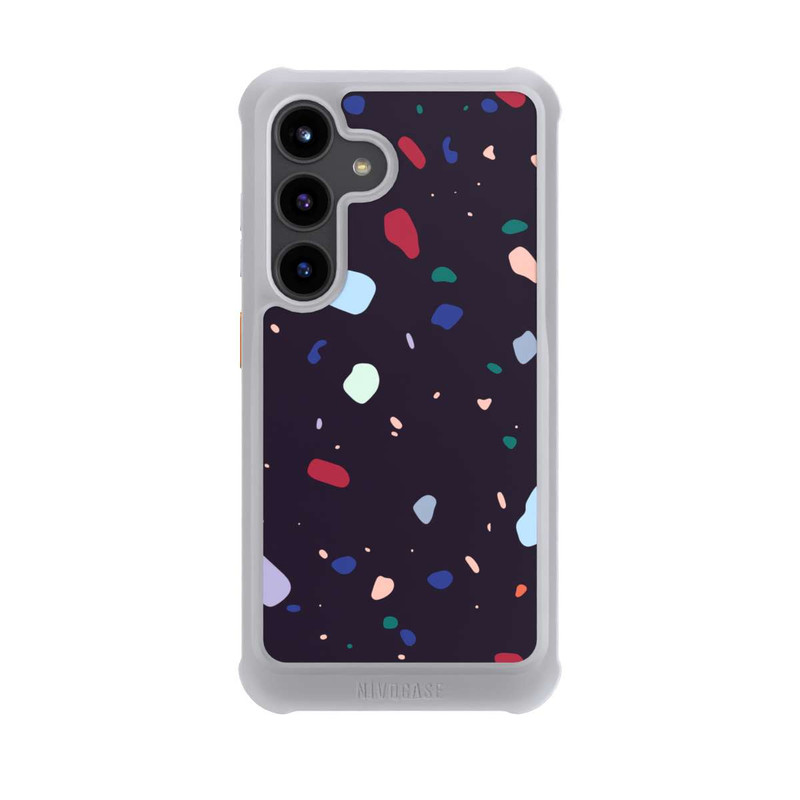 Galaxy S24 NIVOmax Modern Dark Rounded Terrazzo