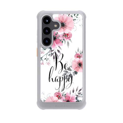 Samsung Galaxy S24 NIVOmax Be Happy Blumen