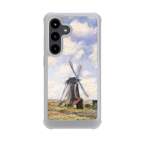 Samsung Galaxy S24 NIVOmax Tulip Fields with the Rijnsburg Windmil by Claude Monet