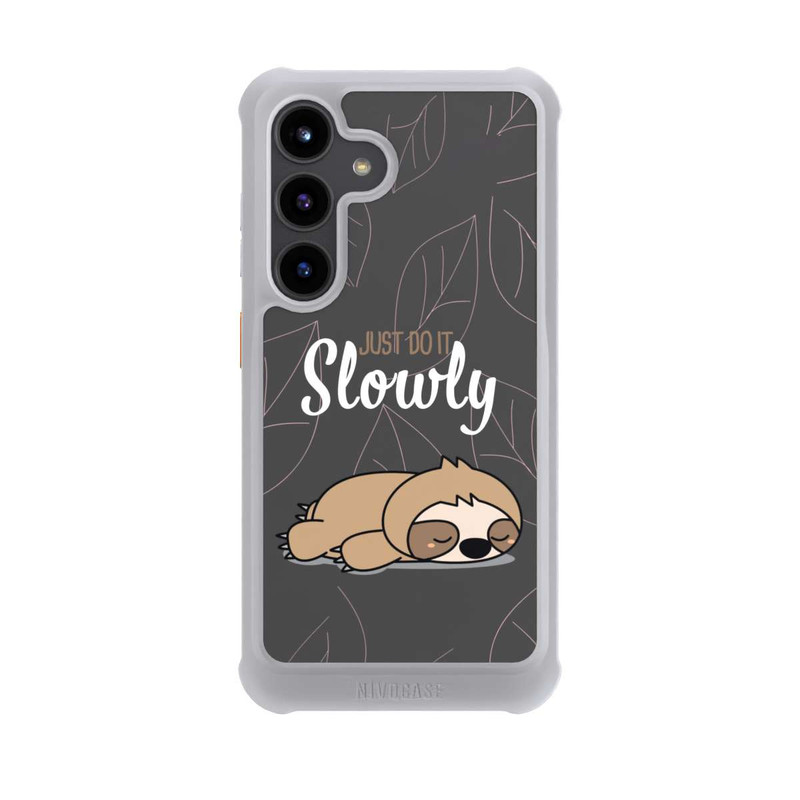Galaxy S24 NIVOmax Just Do It Slowly Sloth Grey