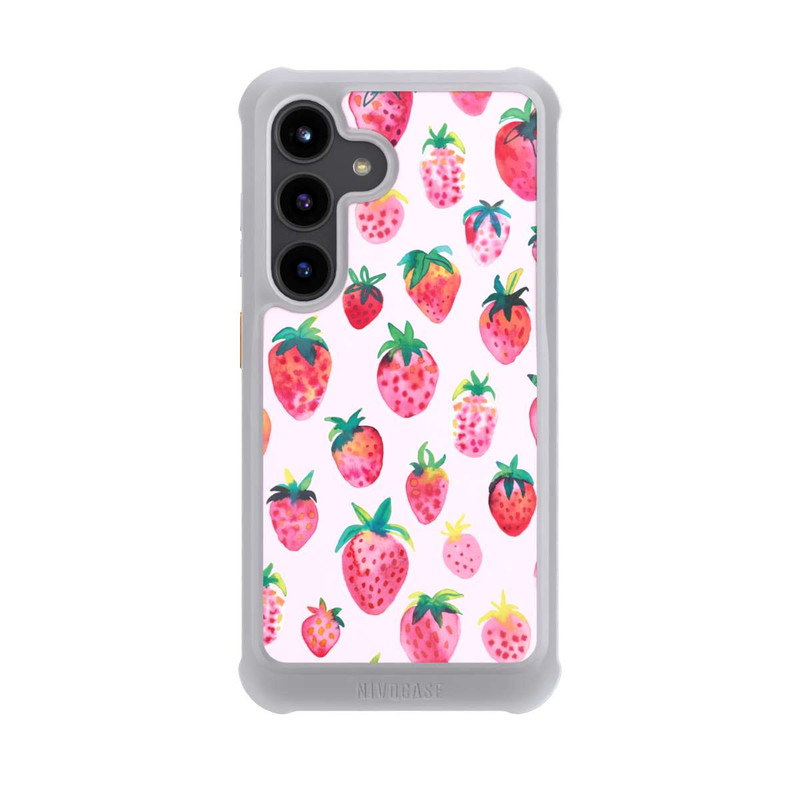 Galaxy S24 NIVOmax Aquarell Erdbeeren