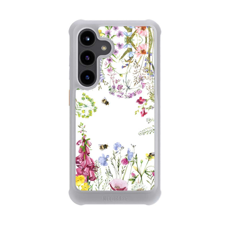 Galaxy S24 NIVOmax Sommerwiese Wildblumen Rahmen