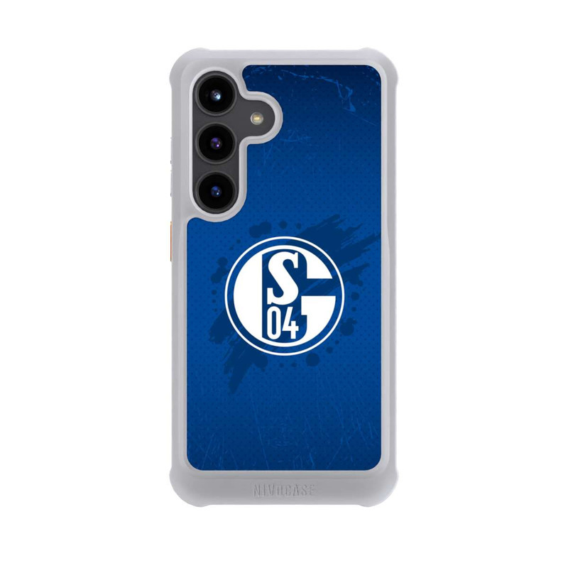 Galaxy S24 NIVOmax Schalke 04 Farbe Fleck Blau