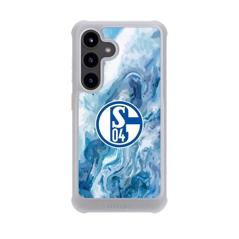 Galaxy S24 NIVOmax Schalke 04 Flüssig Blau