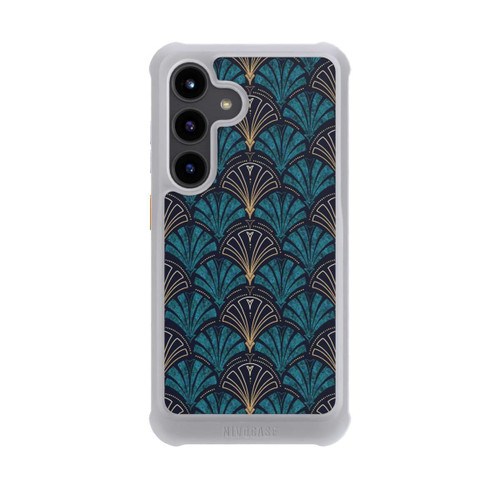 Samsung Galaxy S24 NIVOmax Art Deco Aquamarin Gold