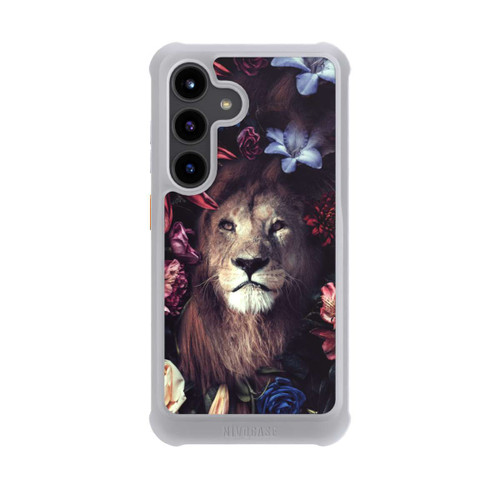 Samsung Galaxy S24 NIVOmax Lion &amp; Fleurs Colorées