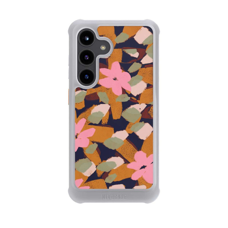 Galaxy S24 NIVOmax Pattern Fleurs Roses