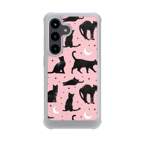 Samsung Galaxy S24 NIVOmax Cats And Moon On Pink