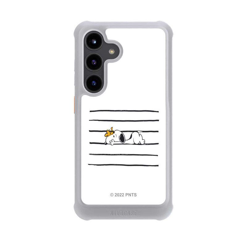 Galaxy S24 NIVOmax Snoopy Woodstock Stripes