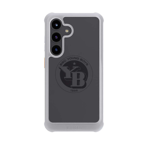 Samsung Galaxy S24 NIVOmax BSC YB Logo Grau