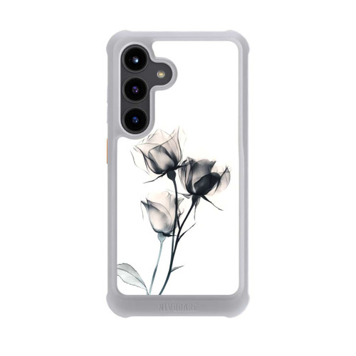 Samsung Galaxy S24 NIVOmax Schwarze Blume