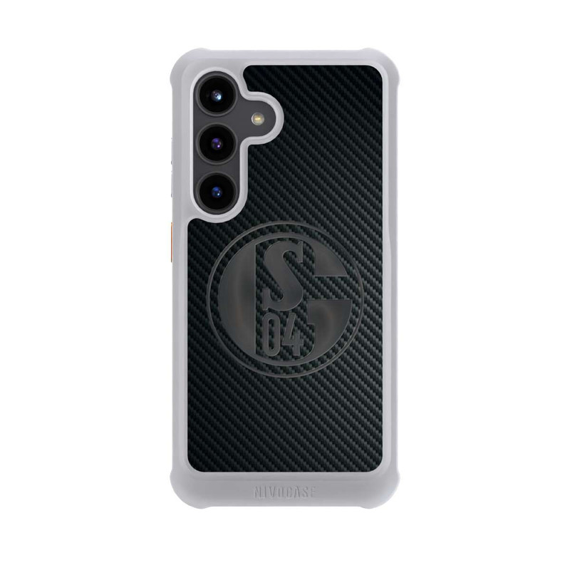 Galaxy S24 NIVOmax Schalke 04 Carbon Look