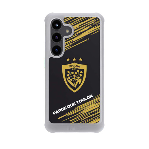 Samsung Galaxy S24 NIVOmax RCT Logo Gold Monochrom