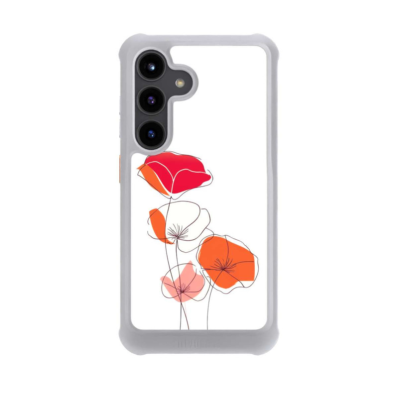 Galaxy S24 NIVOmax Mohn Line Art