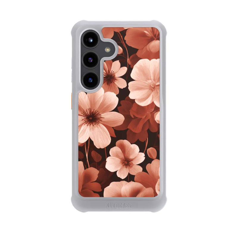 Galaxy S24 NIVOmax Rote Negativblumen mit KI