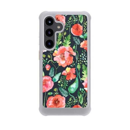 Samsung Galaxy S24 NIVOmax Mohnblumen Dunkle Wildnis