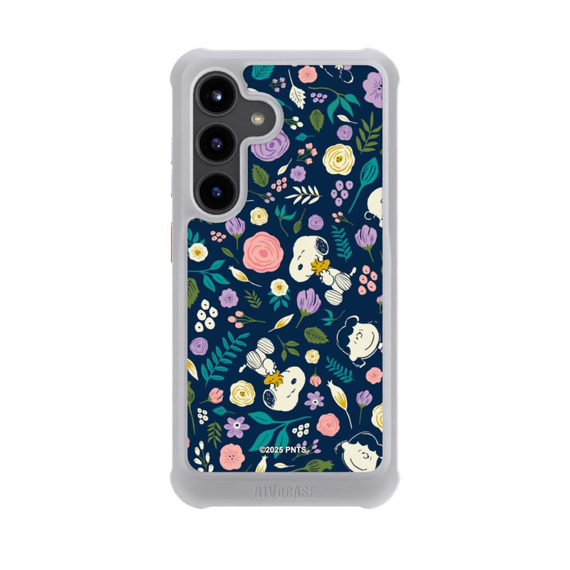 Galaxy S24 NIVOmax Peanuts Dark Flower Pattern