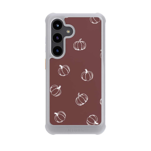 Samsung Galaxy S24 NIVOmax Kürbiszeit Muster Braun